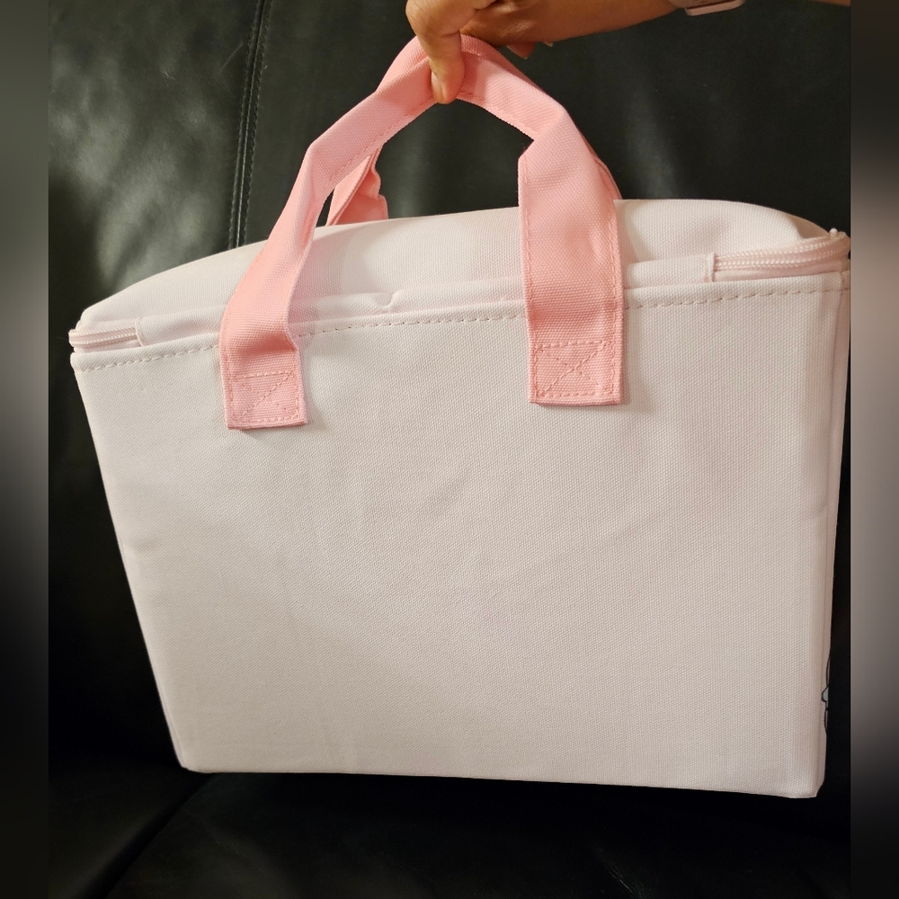 My Melody Pink Zip Around Tote Bag 13 Inch NWOT - Picture 3 of 11